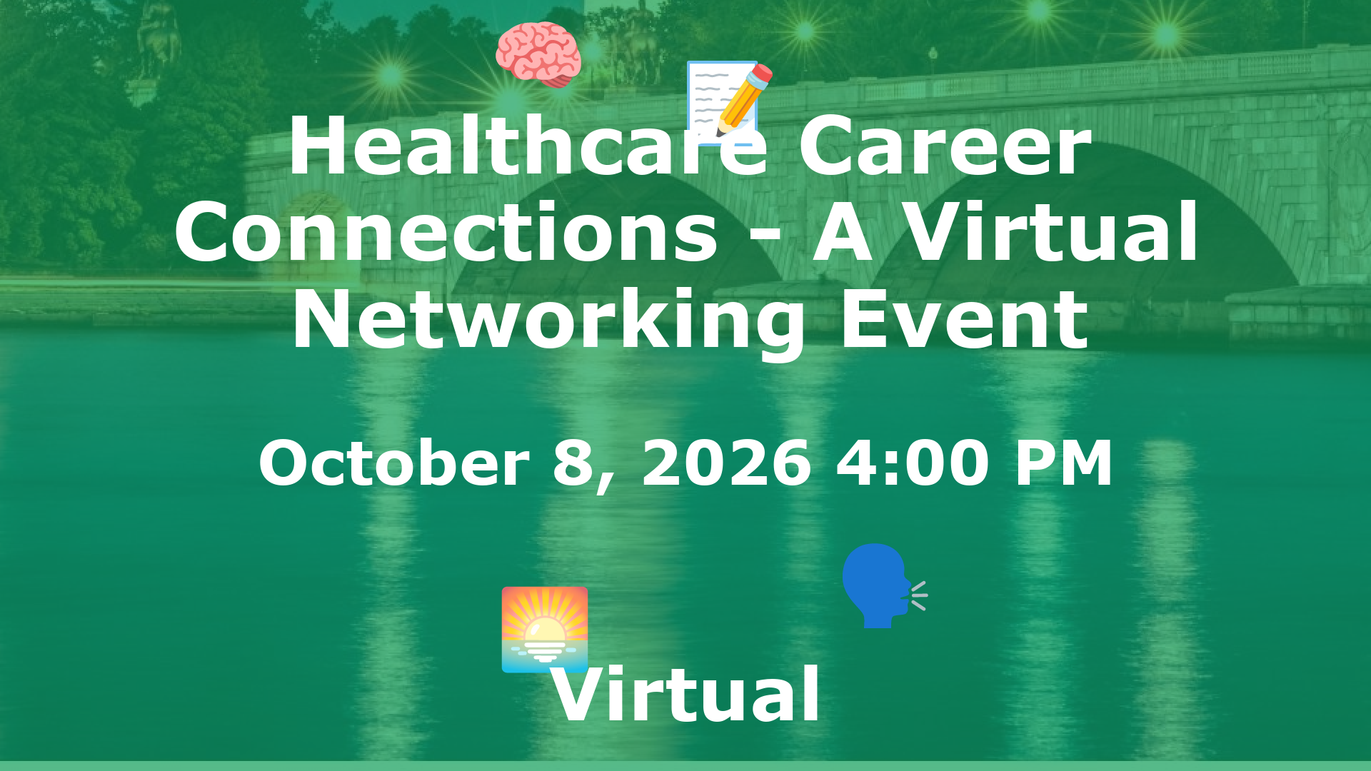 Healthcare Career Connections - A Virtual Networking Event event image